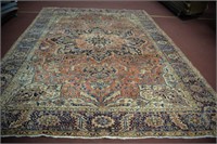 Persian Heriz Hand Knotted Rug 8.10 x 12.4