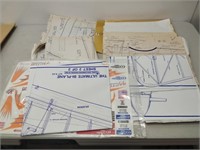 Airplane Model Kit Instructions and Parts