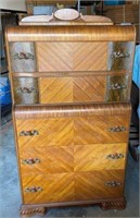 1940's Basset Waterfall Dresser & Chest of Drawers