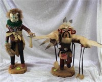 Two Kachina Doll Figures