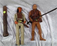 Two Action Figures and a Pottery Horn