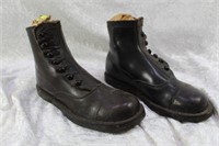 Pair of Old Childs Button Shoes