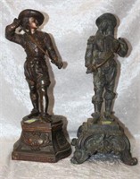 Pair of Metal Cavalier Figures