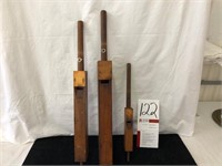 3 Wooden Musical Instruments