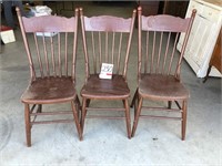 3 Press Back Chairs – SO MUCH EACH