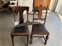 2 Chairs, & Piece of Molding