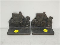 cast iorn book ends