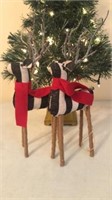 (2) Reindeer Christmas Decor