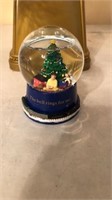 Christmas Snow Globe and Biltmore Ornament