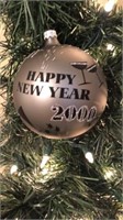 (2) New Years 2000 Ball Ornament