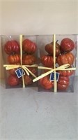 (2) Packs of Small Decorative Pumpkins