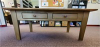 Country Carpenter Wooden Coffee Table