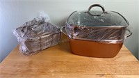 Copper Chef Pot W/ Extras