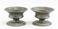 Pair of Tibetan Candleholder