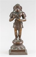 India/Burma Bronze Statue Canine Head