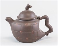 Chinese Zisha Pottery Teapot w/ Artist Mark