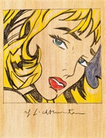 Roy Lichtenstein American Pop Mixed Media on Paper