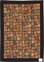 Magic Tiles, bed quilt, 66" x 92"