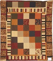Fall Beauty, bed quilt, 81" x 92"
