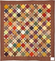 Coat of Many Colours, bed quilt, 82" x 89"