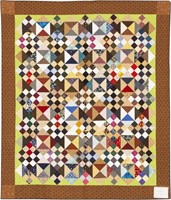 This and That Quilt, bed quilt, 66" x 78"