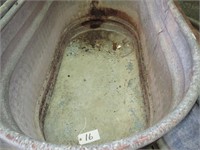 4' x 2' Galvanized Water Tub