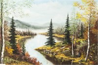 Helen Daum Canadian Oil on Canvas Landscape