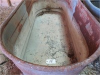 6' x 2.5' Galvanized Water Tub