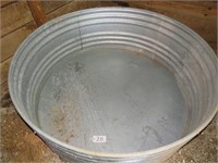 5 1/2' Diameter Galvanized Water Tank (Circular)