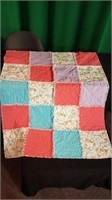 Hand Quilted Baby Elephant Blanket