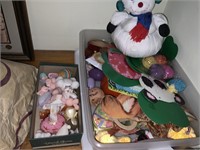 Box of holiday decorations
