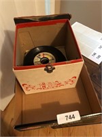 Asst Records w/ Record Box