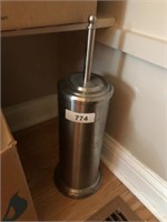 Bathroom Metal Plunger In Container