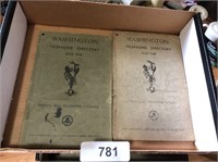 1949 & 1950 Washington Telephone Directory