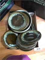 Stoneware Platter, (2) Bowls & (11) Plates