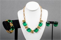 Valentino Designer Costume Jewelry Suite