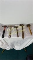 Claw Hammer, Steel Hammer, (2) Ball Ping Hammers,