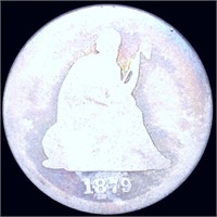 1879 Seated Liberty Quarter NICELY CIRCULATED