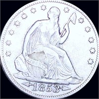1853-O Seated Half Dollar NEARLY UNCIRCULATED