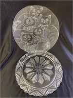 Cat serving plate and cake stand