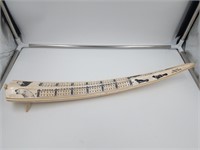 Fabulous cribbage board carved by one of the membe