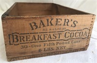 Very Early Bakers breakfast Cocoa box. 9” X 13”