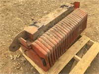 Pallet of Approx (25) CASE Tractor Weights