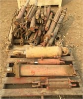 (2) Pallets of Assorted Size Hydraulic Rams