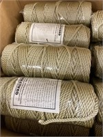 Macramé twine two boxes two different colors