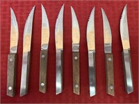 8 Vernco Hand Honed Steak Knives