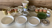 Misc. coffee cups, vases, plates, bowls