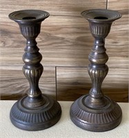 Brass candle holders