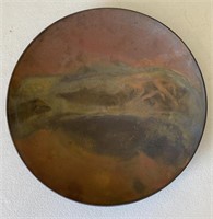 Signed Plate  - Pottery? / Resin?