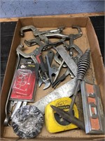 Assorted Clamps, Wrenches & 12” Cut Off Wheel